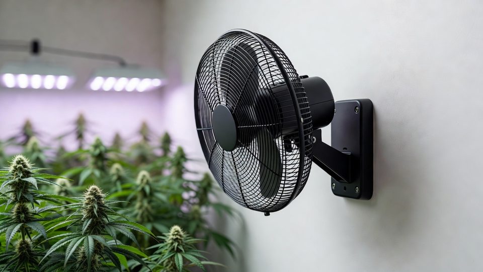 Oscillating fan in situ