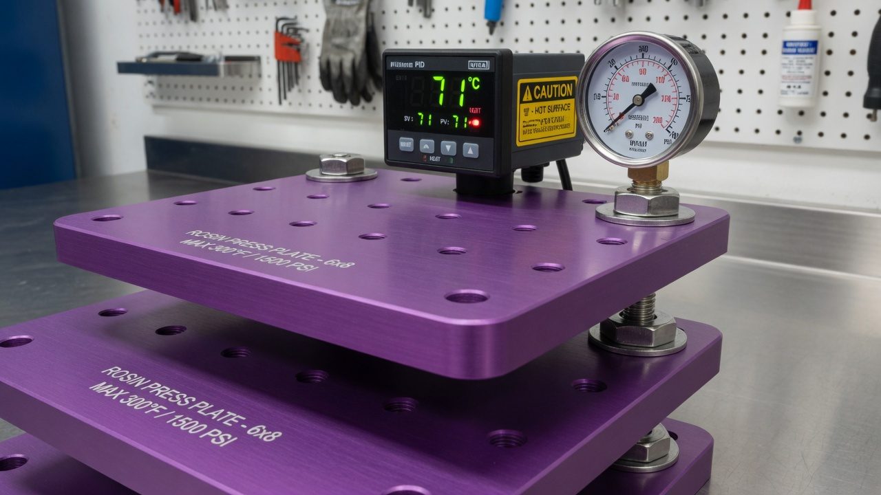 Rosin press plates with PID temperature controller